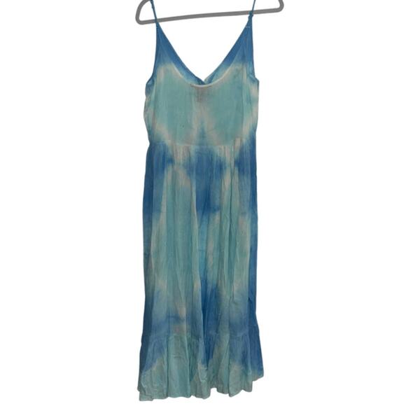 Millennium Blue Tie Dye Sleeveless Maxi Dress - Small - Picture 2 of 2